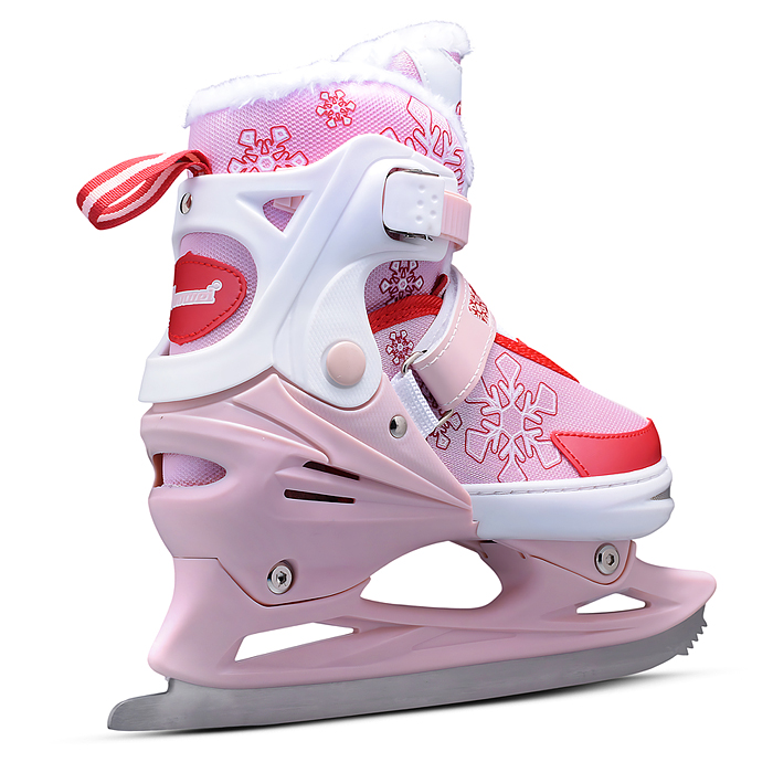 Фото к товару Коньки 00-3079 (размер M35-38) красно-розовые Коньки 00-3079 (размер M35-38) красно-розовые