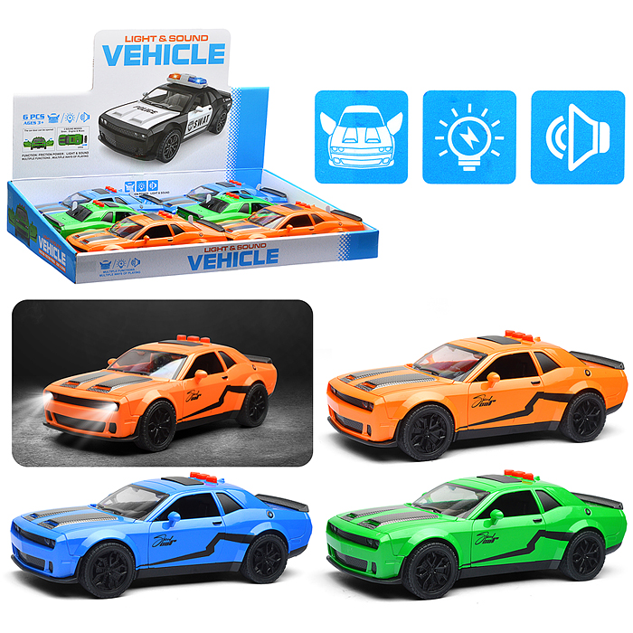 Машина YM-9905F "Гонки" в коробке