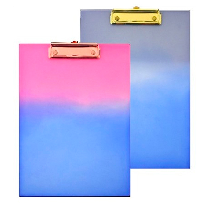 Клипборд акриловый "Degrade" A4 (220x310 мм) толщина 3 мм, с выдвижным подвесом, 