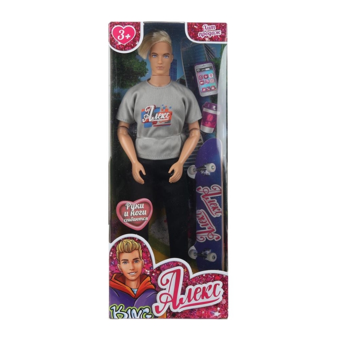 Кукла 29 см Алекс (руки и ноги сгиб.)
