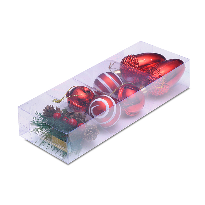 Фото к товару Набор новогодних украшений S2611 "Новогодние радости" (8шт х 22,5см) Набор новогодних украшений S2611 "Новогодние радости" (8шт х 22,5см)