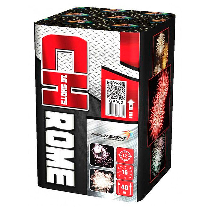 Батарея салютов "CH Rome" (1,2" х 16 залп.) Батарея салютов "CH Rome" (1,2" х 16 залп.)