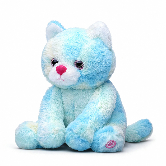 Мягкая игрушка М1521 "Кот" светится в темноте 25 см.