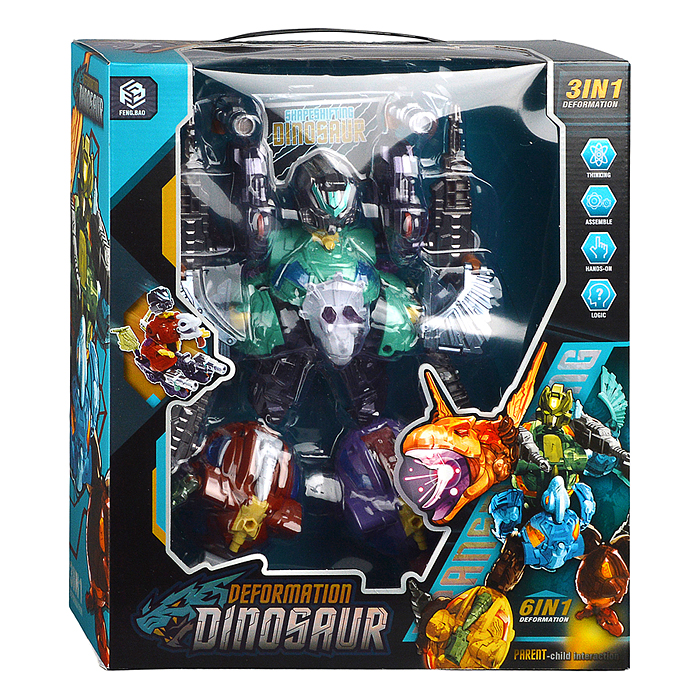 Фото к товару Робот FB219 "Мутантные динозавры №2" в коробке Робот FB219 "Мутантные динозавры №2" в коробке