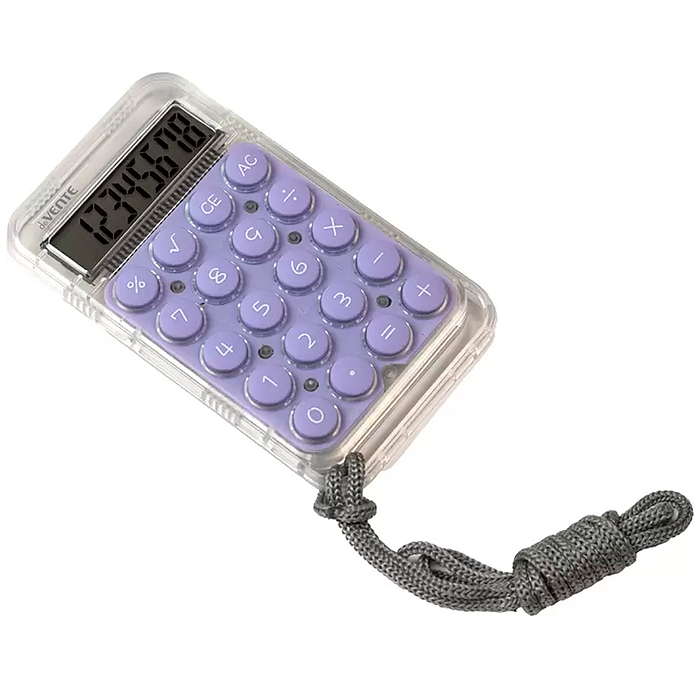 Калькулятор на шнурке "Transparent" 8 разрядный