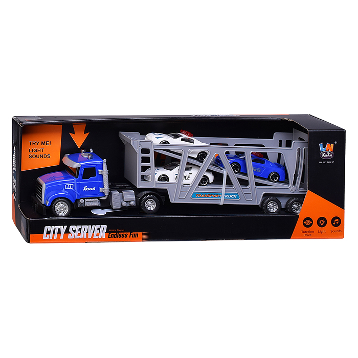 Автовоз A-001B "Городской патруль" в коробке