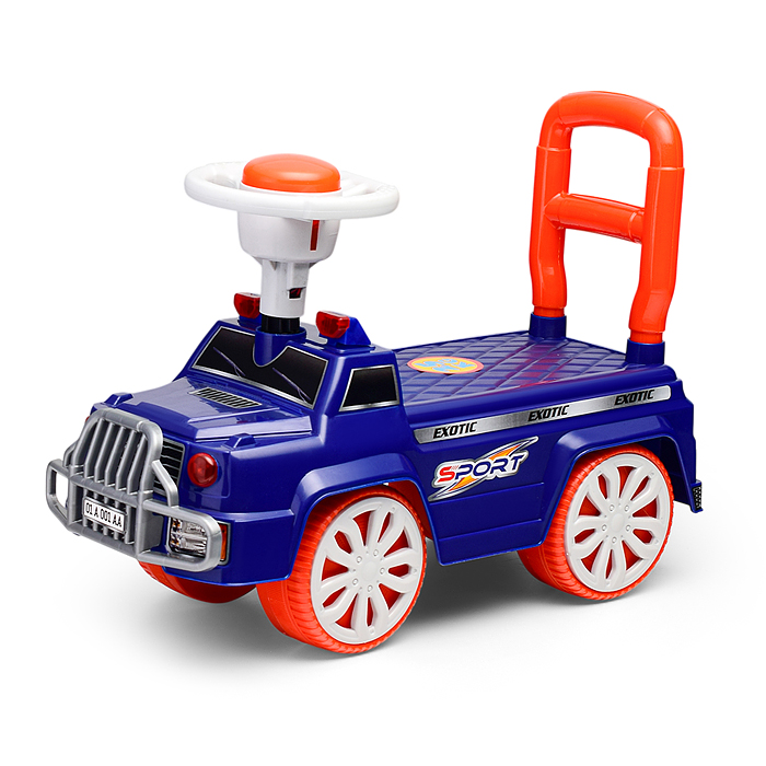 Фото к товару Толокар музыкальный №1 голубой Толокар музыкальный №1 голубой