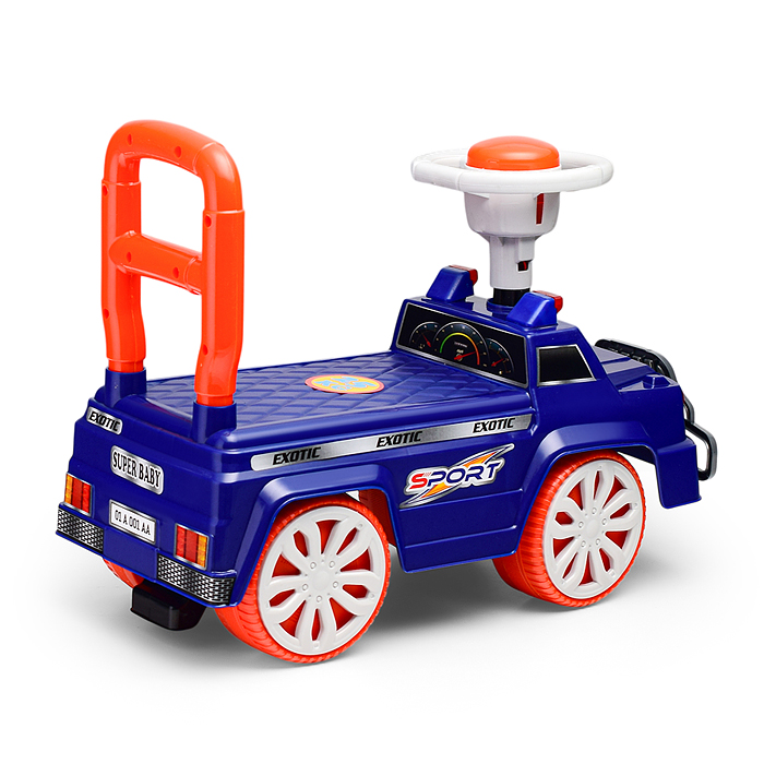 Фото к товару Толокар музыкальный №1 голубой Толокар музыкальный №1 голубой