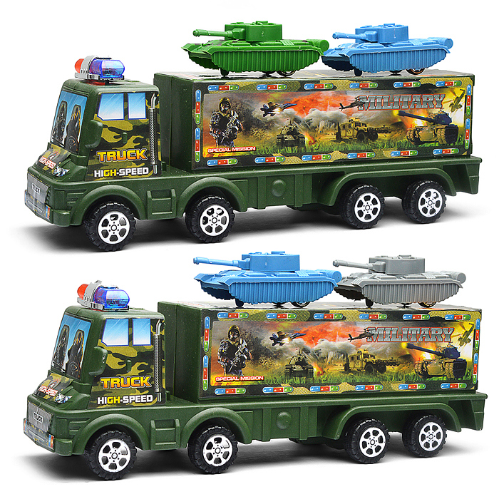 Автовоз 88030 "Военные танки" под колпаком