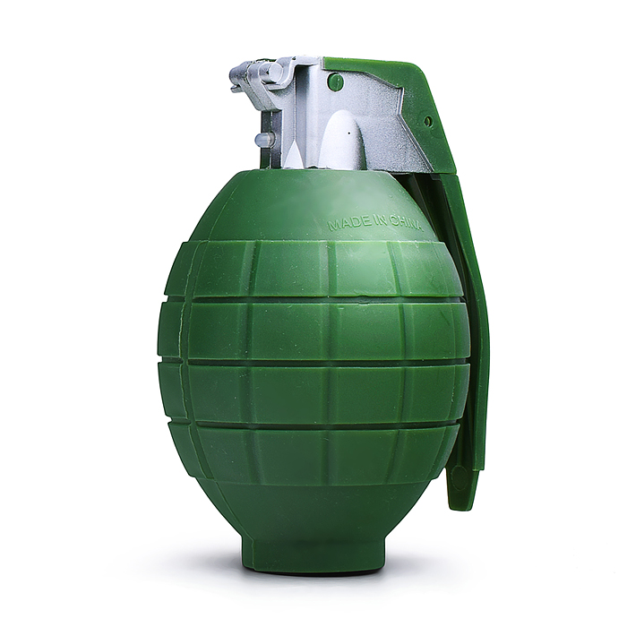 Граната игрушечная 2128D (свет, звук) в коробке