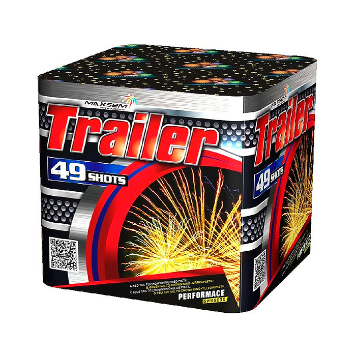 Батарея салютов "Trailer" (1,2" х 49 залп.) * в кор. 2 шт. Срок до 01.02.28