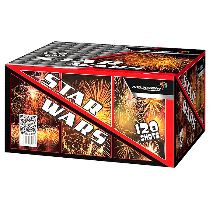 Батарея салютов "Star Wars" (1,2" х 120 залп.) * в кор. 1 шт. Срок до 01.02.30