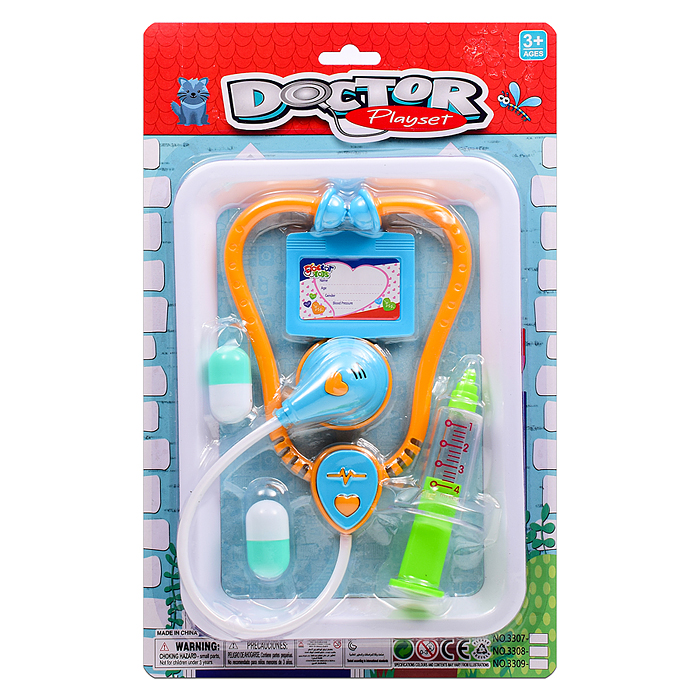 Набор доктора 3309-4 "Здоровье" на листе Набор доктора 3309-4 "Здоровье" на листе