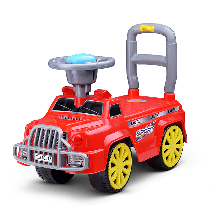 Толокар музыкальный №1 красный 