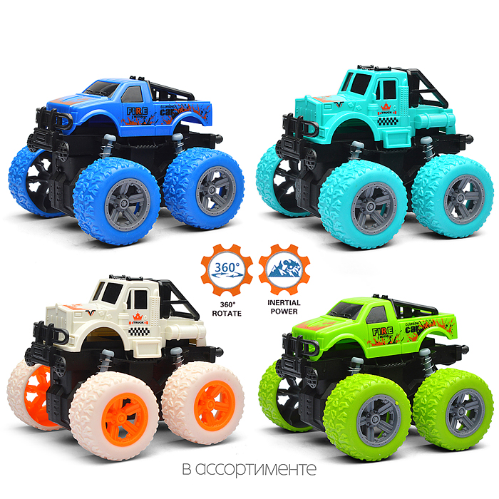 Машина YM-3307D "Трюковой пикап" в коробке Машина YM-3307D "Трюковой пикап" в коробке