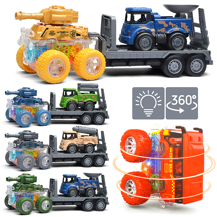 Машина YM-1108G1 "Военный тягач" в пакете Машина YM-1108G1 "Военный тягач" в пакете