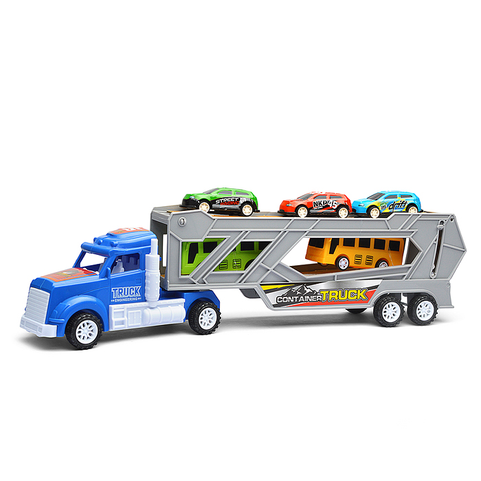 Автовоз MS-22A "АвтоШаттл" с набором машин, под колпаком