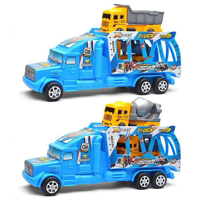 Автовоз 88034 "Строительные автомобили" под колпаком