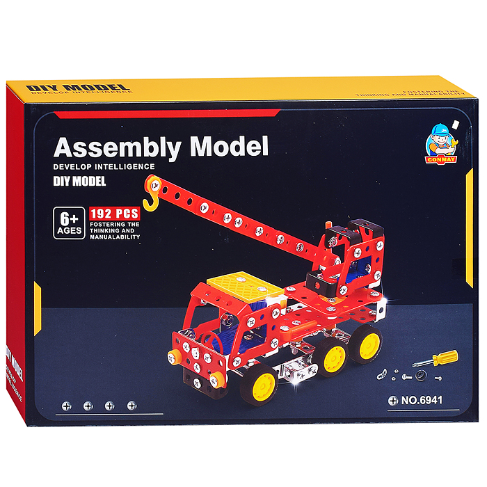 Конструктор 6941 металлический "Пожарный кран" (192 дет.) в коробке