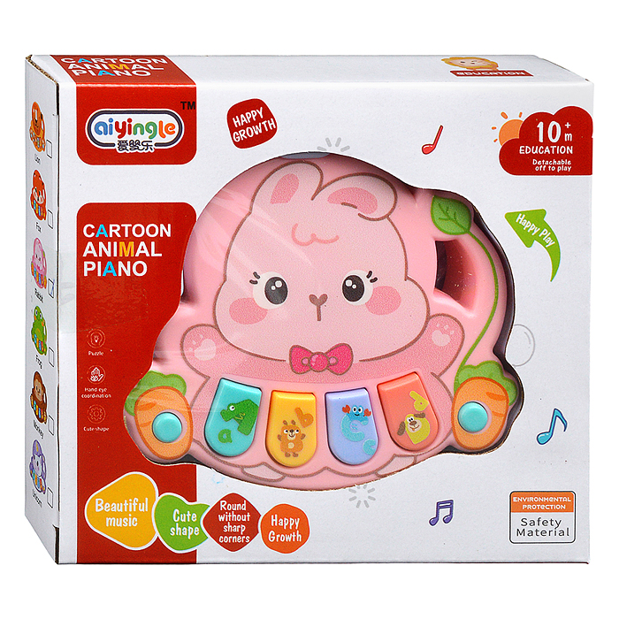 Фото к товару Пианино 368-90T "Крольчонок" в коробке Пианино 368-90T "Крольчонок" в коробке