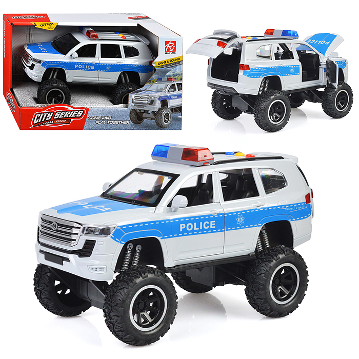 Машина RJ5509A "Полиция Сити" (свет, звук) в коробке Машина RJ5509A "Полиция Сити" (свет, звук) в коробке
