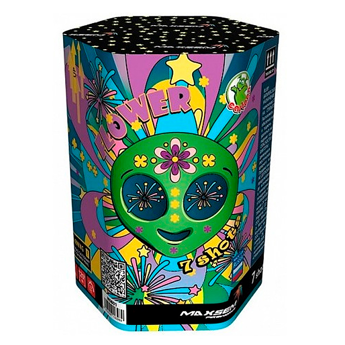 Батарея салютов "Flower" (0,8" х 7 залп.) * в кор. 72 шт. Срок до 01.02.30