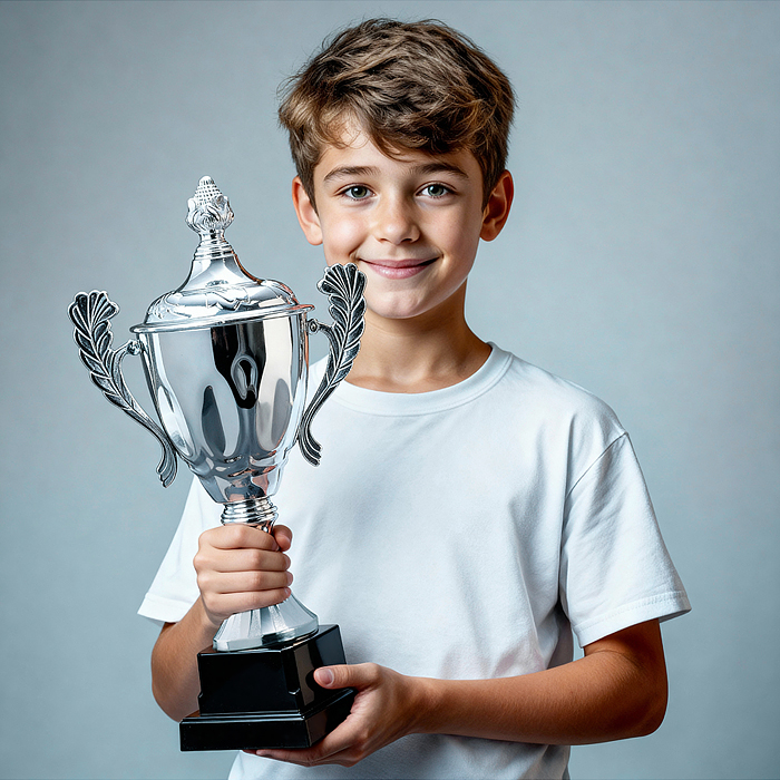 Фото к товару Кубок спортивный 00-6981 металл (29 см) Кубок спортивный 00-6981 металл (29 см)