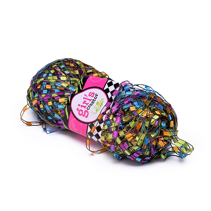 Фото к товару Набор творческая мастерская MBK-280Y "Радужный шарфик" в коробке Набор творческая мастерская MBK-280Y "Радужный шарфик" в коробке