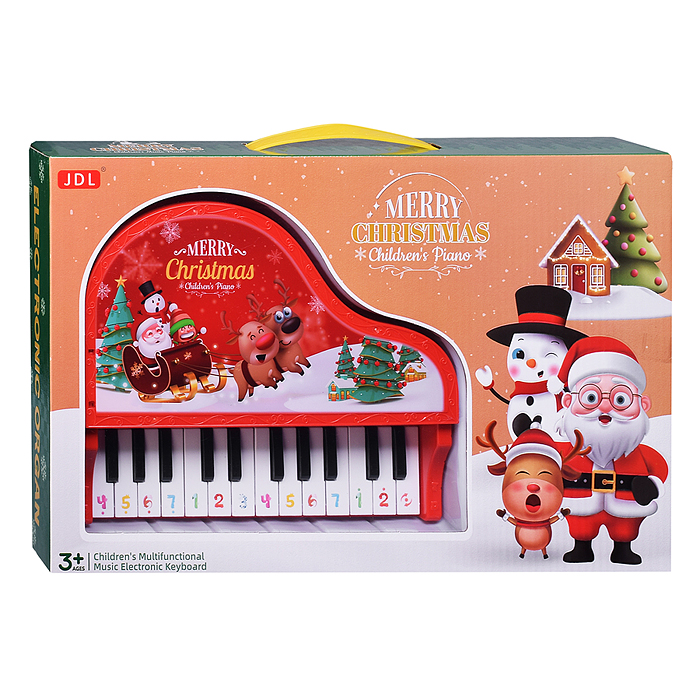 Фото к товару Пианино 8879B "Новогодний рояль" в коробке Пианино 8879B "Новогодний рояль" в коробке