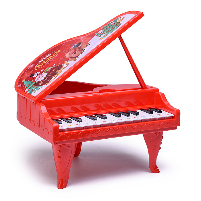 Фото к товару Пианино 8879B "Новогодний рояль" в коробке Пианино 8879B "Новогодний рояль" в коробке
