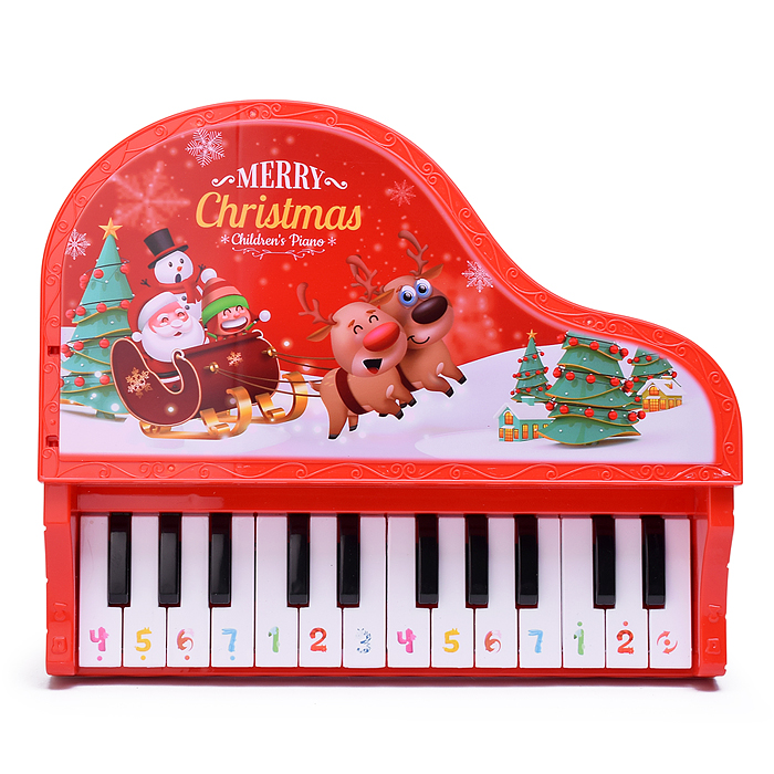 Фото к товару Пианино 8879B "Новогодний рояль" в коробке Пианино 8879B "Новогодний рояль" в коробке
