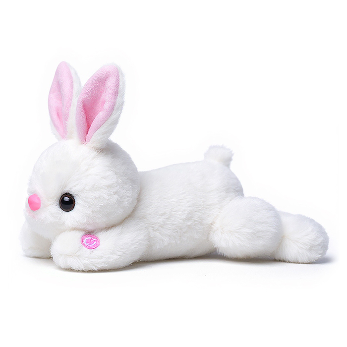 Мягкая игрушка М1518 "Заяц" светится в темноте 35 см.