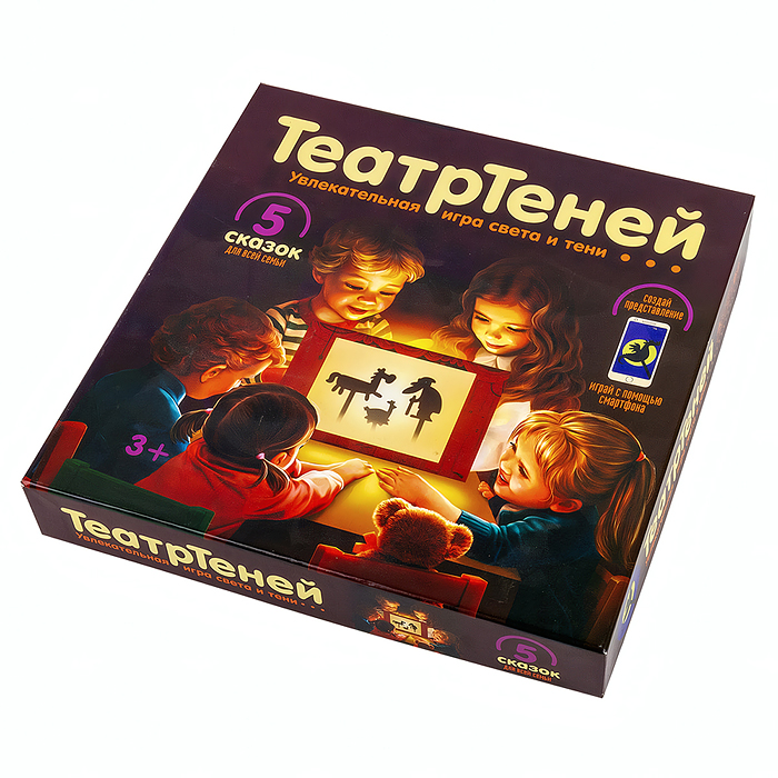 Фото к товару Игра настольная "ТеатрТеней" Театр на столе (5 сказок) Игра настольная "ТеатрТеней" Театр на столе (5 сказок)