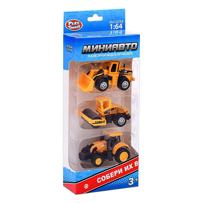 Набор техники 6389-1 "Мини Авто" строительная, в коробке