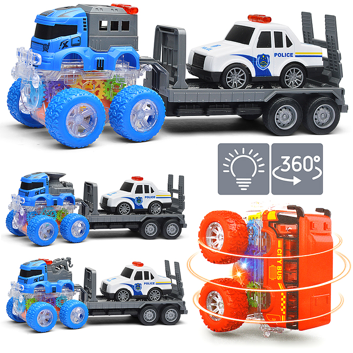 Машина YM-1100G1 "Полицейский тягач" в пакете Машина YM-1100G1 "Полицейский тягач" в пакете