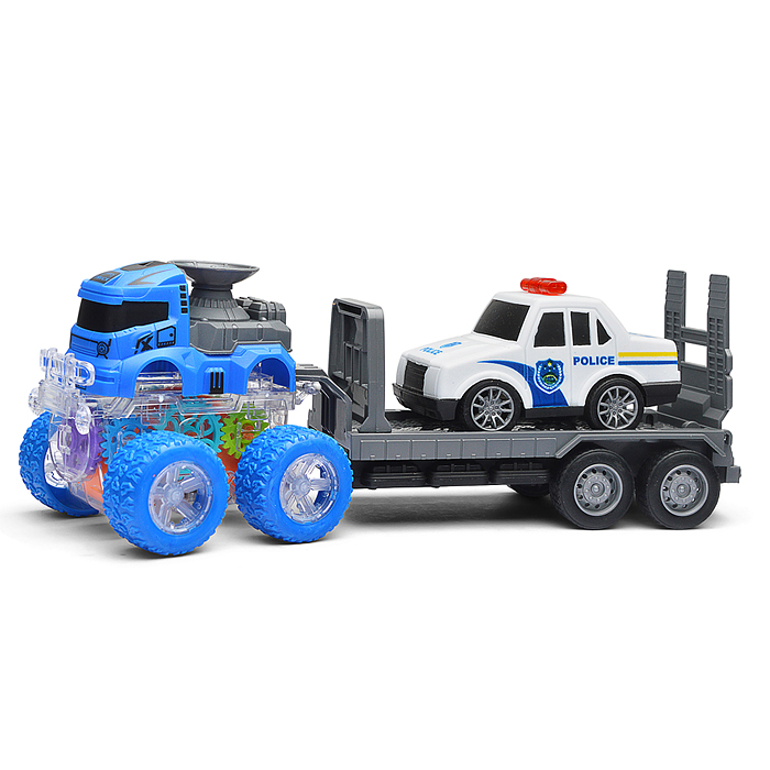 Машина YM-1100G1 "Полицейский тягач" в пакете