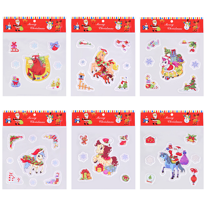 Наклейки для декора S2671 "Новогодние чудеса" (18х18 см) Наклейки для декора S2671 "Новогодние чудеса" (18х18 см)