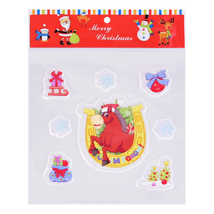 Фото к товару Наклейки для декора S2671 "Новогодние чудеса" (18х18 см) Наклейки для декора S2671 "Новогодние чудеса" (18х18 см)