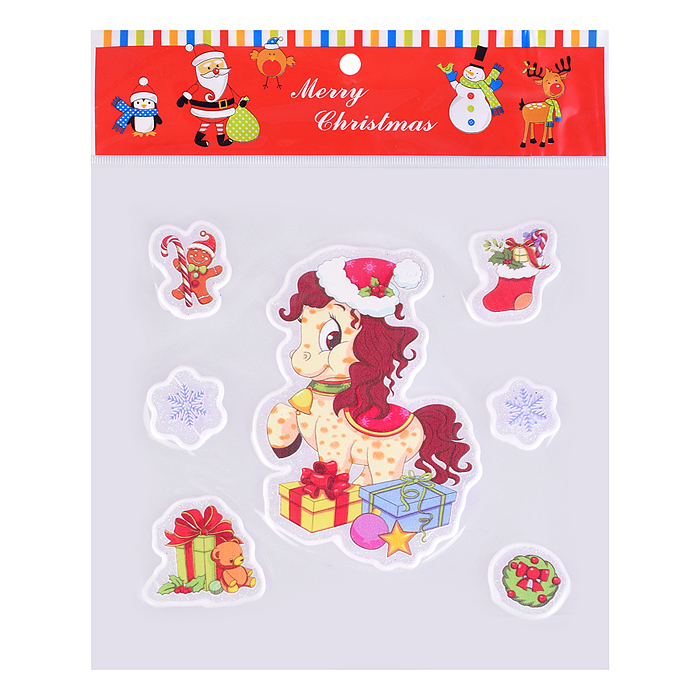 Фото к товару Наклейки для декора S2671 "Новогодние чудеса" (18х18 см) Наклейки для декора S2671 "Новогодние чудеса" (18х18 см)