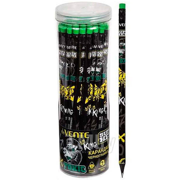 Карандаш чернографитный "Triolino SuperHero. Toxic" HB, диаметр грифеля 2 мм,