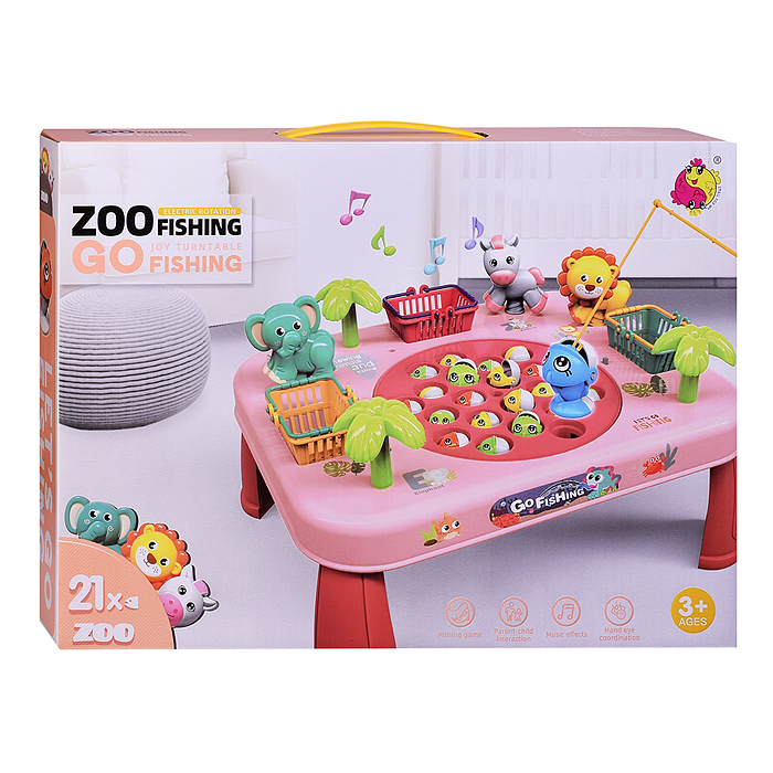 Фото к товару Набор рыбалка 7732B "Веселые животные" в коробке Набор рыбалка 7732B "Веселые животные" в коробке