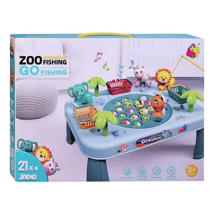 Фото к товару Набор рыбалка 7732B "Веселые животные" в коробке Набор рыбалка 7732B "Веселые животные" в коробке