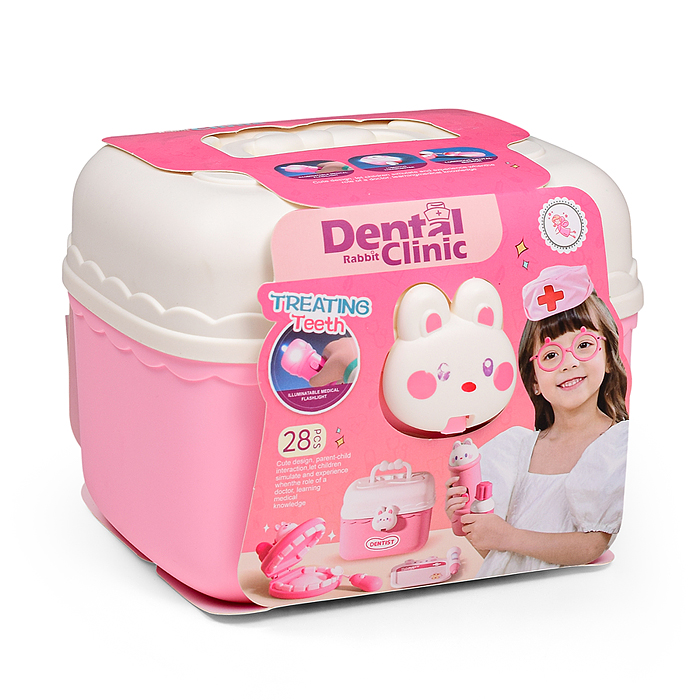 Фото к товару Набор доктора 6697 "Маленький стоматолог" в чемодане Набор доктора 6697 "Маленький стоматолог" в чемодане