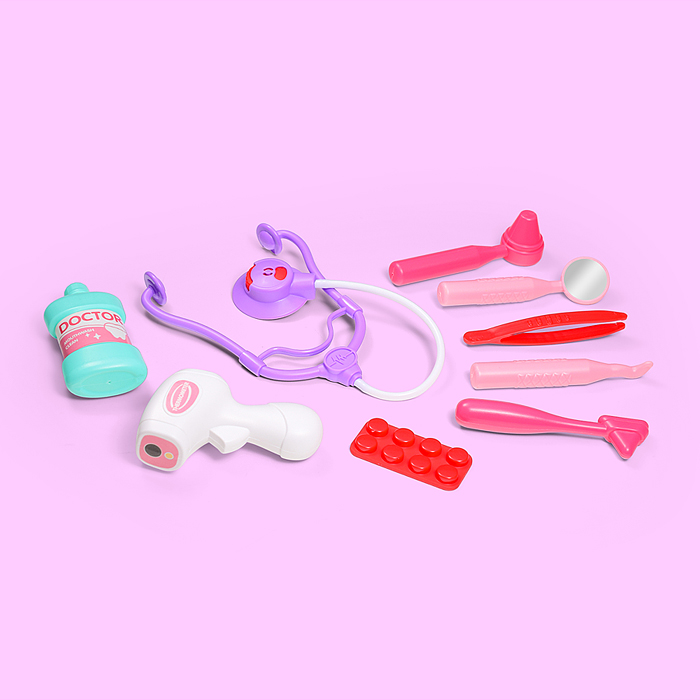 Фото к товару Набор доктора A80-2 "Маленькая медсестра" в пакете Набор доктора A80-2 "Маленькая медсестра" в пакете