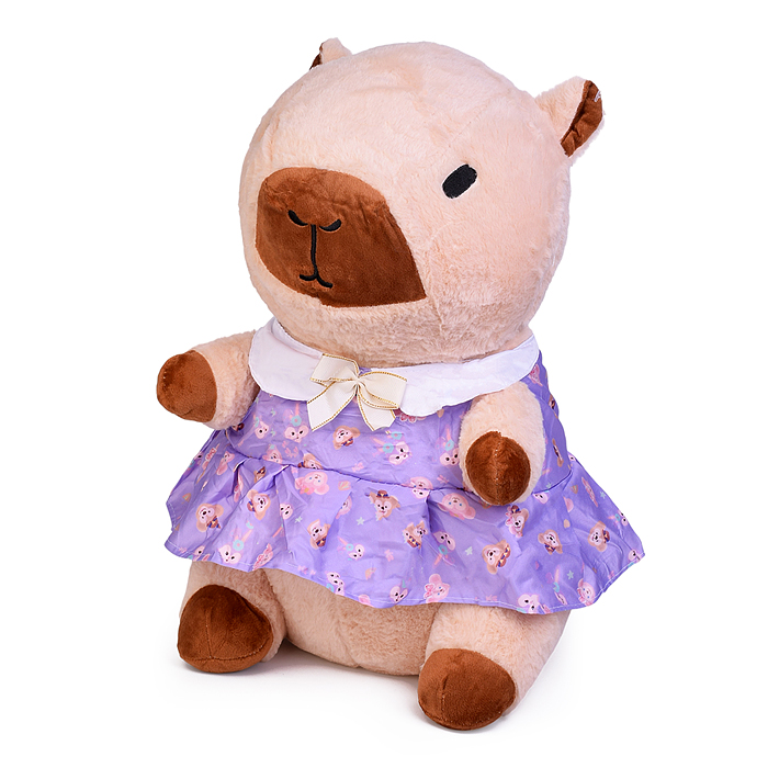 Мягкая игрушка "Капибара" М1577 с пледом