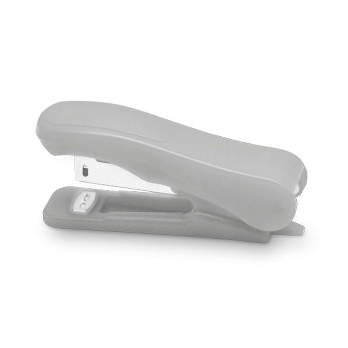 Степлер "Attomex" № 10 усиленный (мощность 18 листов, глубина скрепления 45 мм) пластиковый, серый