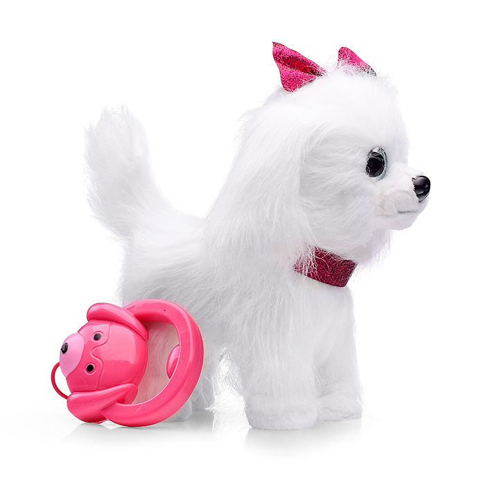 Фото к товару Собака 00-7298 "Джесика" (ходит на поводке, поет, кивает и виляет хвостом) в коробке Собака 00-7298 "Джесика" (ходит на поводке, поет, кивает и виляет хвостом) в коробке