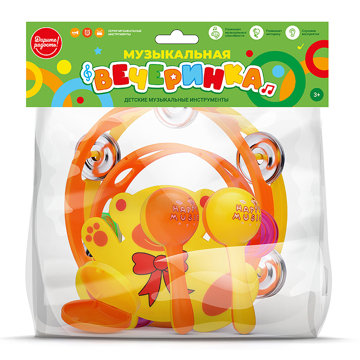 Фото к товару Набор музыкальных инструментов UT0288 "Музыкальная вечеринка" Набор музыкальных инструментов UT0288 "Музыкальная вечеринка"
