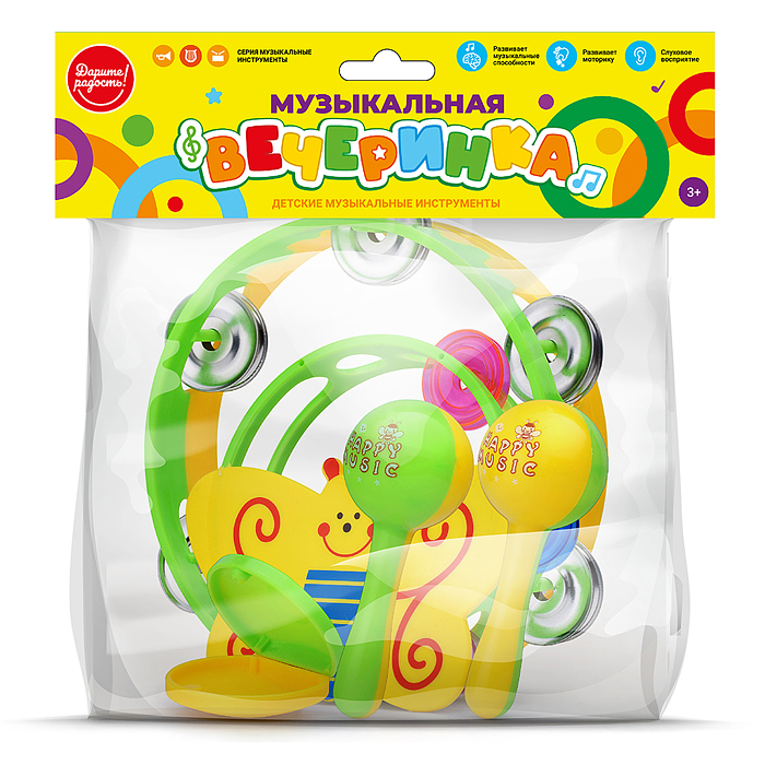 Фото к товару Набор музыкальных инструментов UT0288 "Музыкальная вечеринка" Набор музыкальных инструментов UT0288 "Музыкальная вечеринка"