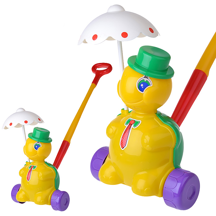 Черепашка-каталка Тортила с ручкой Черепашка-каталка Тортила с ручкой